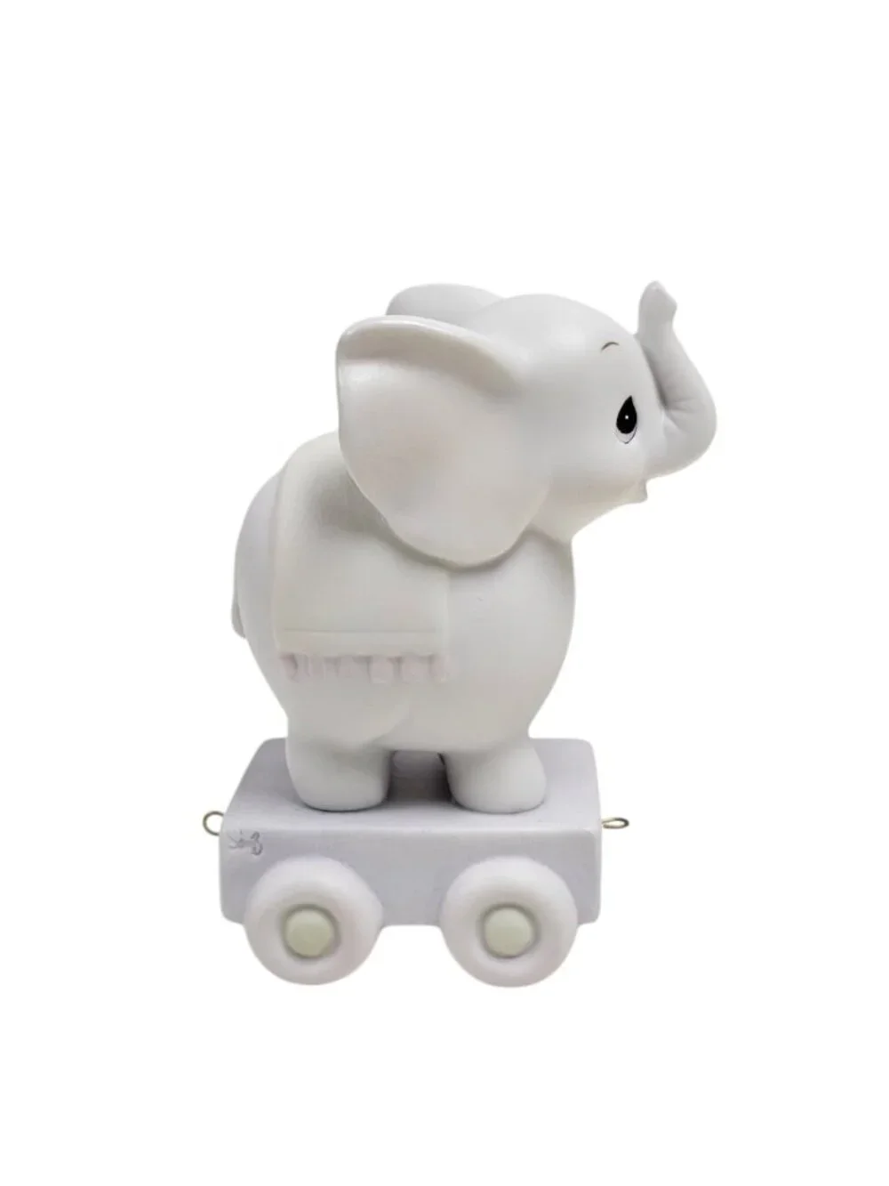 80s - 90s Precious Moments Elephant - 4th birthday series train figurine